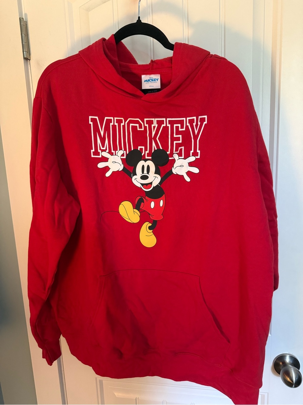 Disney Mickey Red Men’s Hoodie